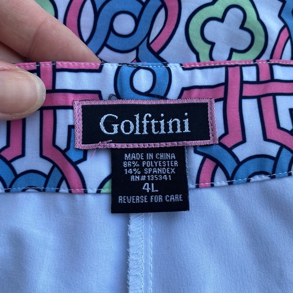 GOLFTINI • Candy Land Patterned Golf Skort Size 4 Long Batik Geometric - Picture 6 of 15